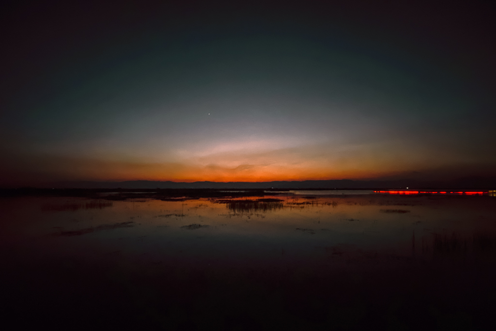 Myanmar Inle Lake Sunset